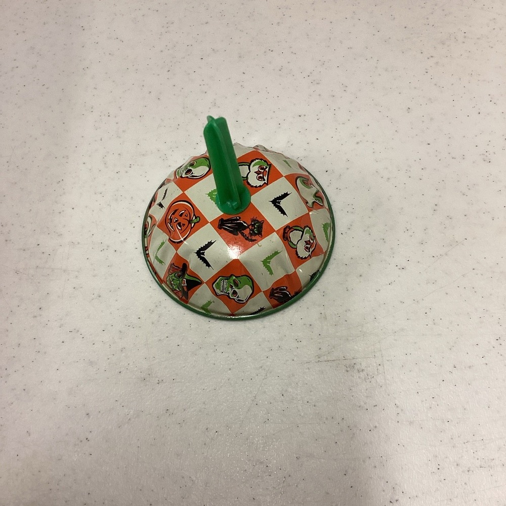 Vintage Halloween Tin Lithograph Bell